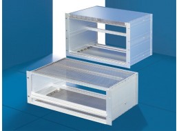 Heipac VARIO 3Ux19"x245mm EMC for backplane with front 10mm extension rail